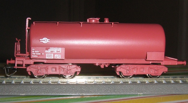 Zakks 4 tengelyes tartályvagon - átépítés