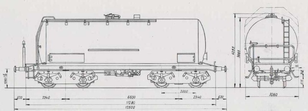 Zakks 4 tengelyes tartályvagon - átépítés
