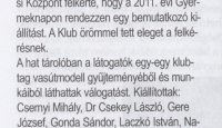 Sajtó megjelenések